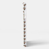 Dierlijke Paw Silhouet Thanksgiving op Wit iPhone Hoesje (Linkerkant)