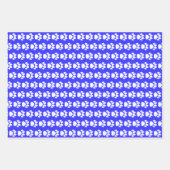 Dierlijke Paws Verpakkingsdocument Vlakke Bladreek Inpakpapier Vel (Voorkant 2)