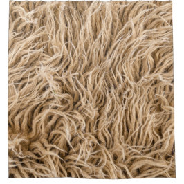 Dierlijke pelsdieren douchegordijn