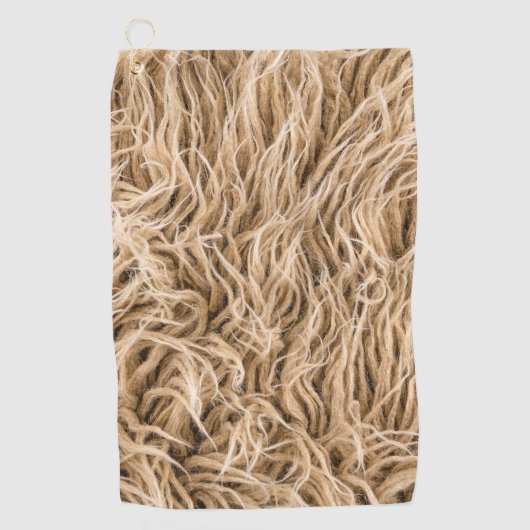Dierlijke pelsdieren golfhanddoek (Voorkant)