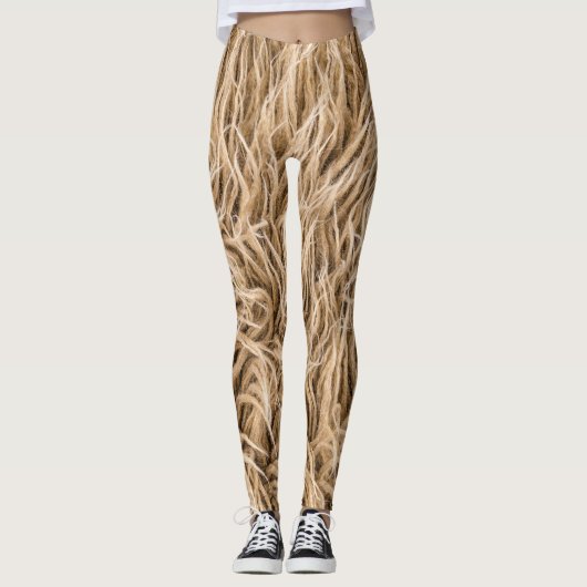 Dierlijke pelsdieren leggings (Voorkant)