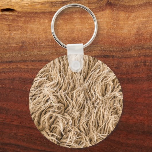 Dierlijke pelsdieren sleutelhanger (Achterkant)