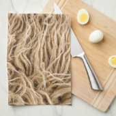 Dierlijke pelsdieren theedoek (Quarter Fold)