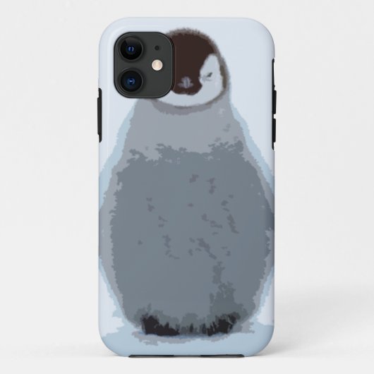 Dierlijke Penguin iphone 5 cover (Achterkant)