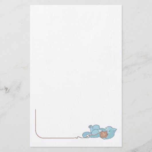 Dierlijke pet Lovers Kitten Stationery Briefpapier (Voorkant)