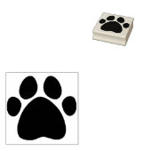 Dierlijke poot rubberstempel (Gestempeld)