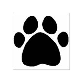 Dierlijke poot rubberstempel (Afrduk)