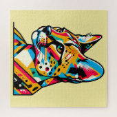 Dierlijke Pop Art 600 Stuk Puzzel (Horizontaal)