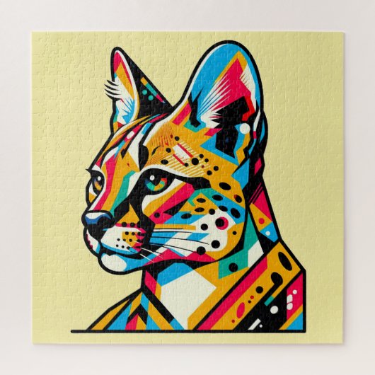 Dierlijke Pop Art 600 Stuk Puzzel (Verticaal)
