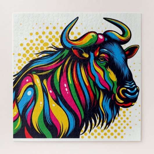 Dierlijke Pop Art 600 Stuk Puzzel (Verticaal)