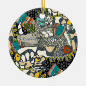 dierlijke pop keramisch ornament (Voorkant)