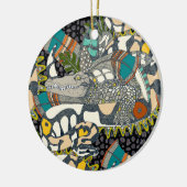 dierlijke pop keramisch ornament (Links)