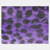 Dierlijke print fleece deken (Voorkant (Horizontaal))