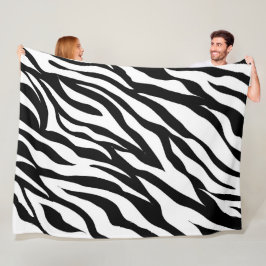 Dierlijke print fleece deken