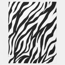 Dierlijke print fleece deken