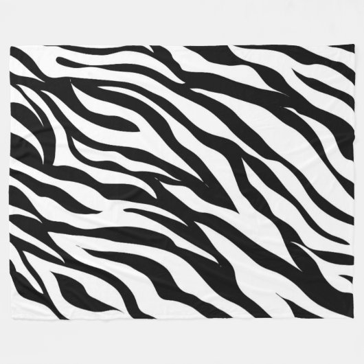 Dierlijke print fleece deken (Voorkant (Horizontaal))