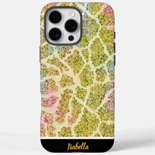 Dierlijke print-geïnspireerde waterverf Case-Mate iPhone case (Achterkant)
