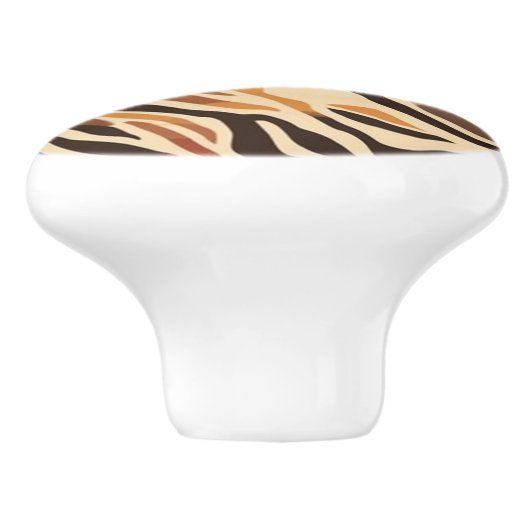 Dierlijke Print Keramische Kabinetknop Keramische Knop (Zijkant)