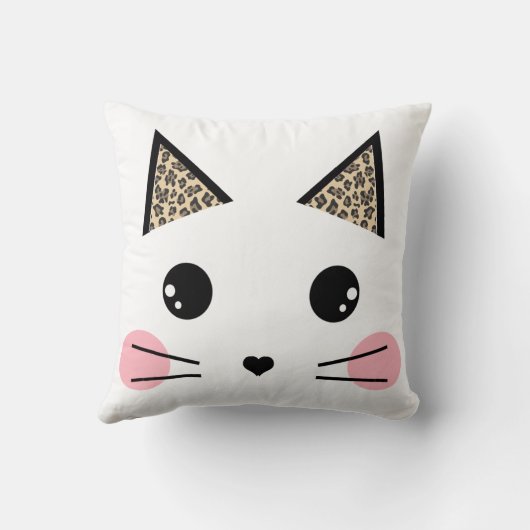 Dierlijke printaar kussen (Achterkant)