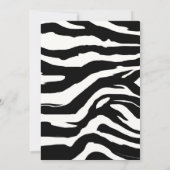 Dierlijke printbachloormetriefening kaart (Achterkant)