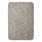 Dierlijke printbalkspots Nuetrals Badmat (Voorkant Verticaal)