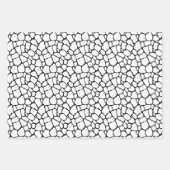 Dierlijke printgiraf leopard huidprintpatroon inpakpapier vel (Voorkant 3)