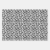 Dierlijke printgiraf leopard huidprintpatroon inpakpapier vel (Voorkant 2)