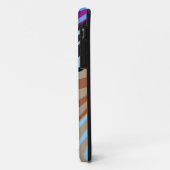 Dierlijke printhut Zebra Retro kleurig patroon 7 Case-Mate iPhone Case (Achterkant/links)