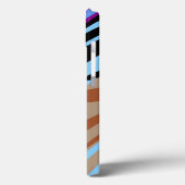 Dierlijke printhut Zebra Retro kleurig patroon 7 Case-Mate iPhone Case (Achterkant / Links)