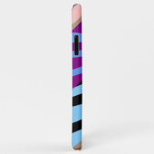 Dierlijke printhut Zebra Retro kleurig patroon 7 Case-Mate iPhone Case (Achterkant/rechts)