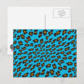 Dierlijke printkaart briefkaart (Voorkant / Achterkant)