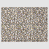 Dierlijke printluipaarden Neutrals Chic gift Tissuepapier (Voorkant)