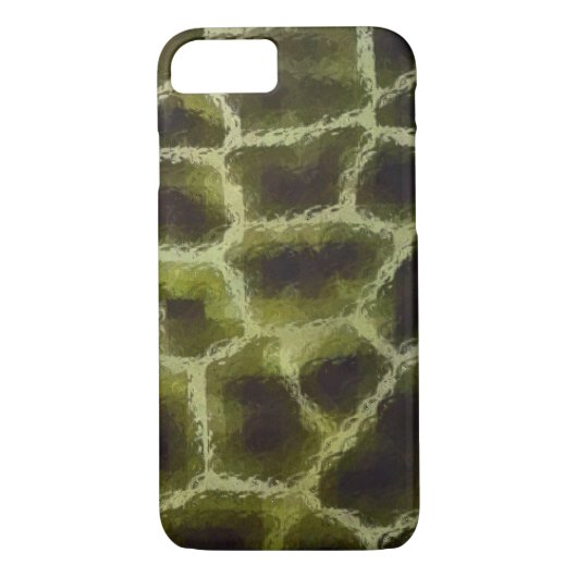 Dierlijke printolive Groen Case-Mate iPhone Case (Achterkant)