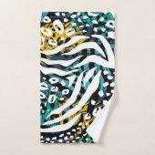 Dierlijke printpatronen bad handdoek (Handdoek)