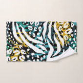 Dierlijke printpatronen bad handdoek (Handdoek)