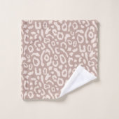 Dierlijke printpatronen bad handdoek (Wasdoekje)