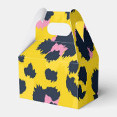 Dierlijke printpatronen bedankdoosjes (Achterkant)