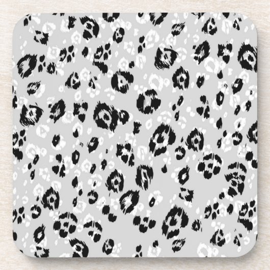 Dierlijke printpatronen bier onderzetter (Voorkant)