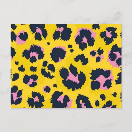 Dierlijke printpatronen briefkaart (Voorkant)