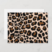 Dierlijke printpatronen briefkaart (Voorkant / Achterkant)