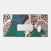 Dierlijke printpatronen bureaumat (Keyboard & Muis)