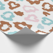 Dierlijke printpatronen cadeaupapier (Hoek)