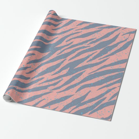 Dierlijke printpatronen cadeaupapier (Uitgerold)