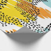 Dierlijke printpatronen cadeaupapier (Hoek)