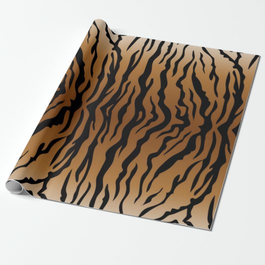 Dierlijke printpatronen cadeaupapier (Uitgerold)