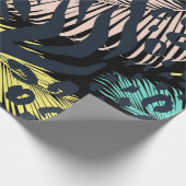 Dierlijke printpatronen cadeaupapier (Hoek)