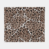 Dierlijke printpatronen fleece deken (Voorkant (Horizontaal))