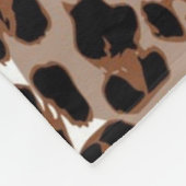 Dierlijke printpatronen fleece deken (Hoek)