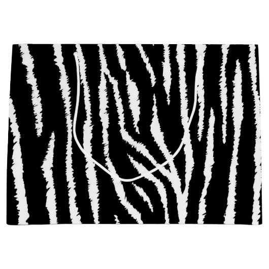 Dierlijke printpatronen groot cadeauzakje (Voorkant)