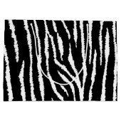 Dierlijke printpatronen groot cadeauzakje (Achterkant)